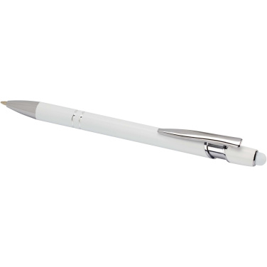 Logo trade promotional giveaways image of: Kish ballpoint pen with silver finish (black ink)