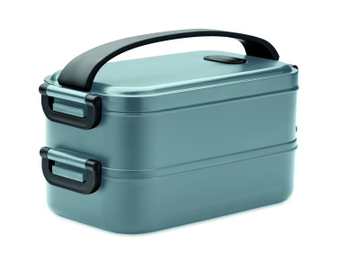 Logo trade promotional merchandise photo of: Lunch box in recycled PP