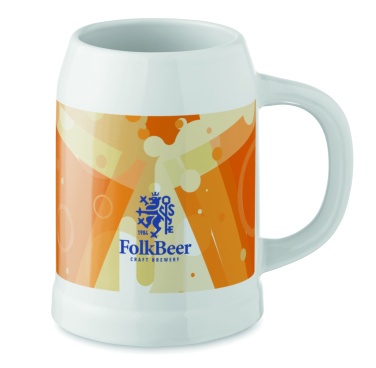 Logo trade advertising products picture of: Sublimation beer mug 500 ml