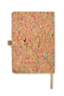 Logotrade business gift image of: A5 cork coloured notebook