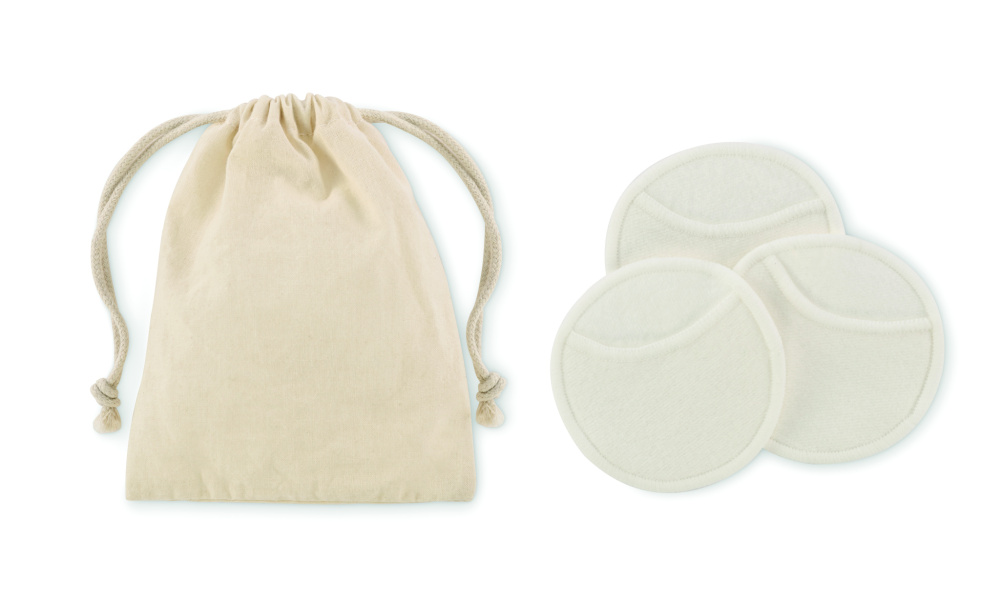 Logotrade promotional giveaway picture of: Reusable face cleaning pad set