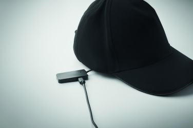 Logo trade promotional product photo of: 5 panel LED cotton cap 220gr/m²