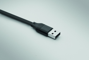 Logo trade promotional products image of: 60W cable keyring recycled ABS