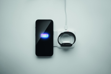 Logotrade advertising products photo of: 2 in 1 foldable charger 15W