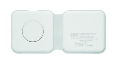 Logo trade promotional items image of: 2 in 1 foldable charger 15W