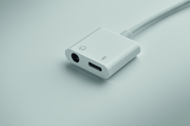 Logo trade promotional merchandise photo of: ABS jack audio splitter type C