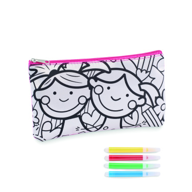 Logotrade promotional gift image of: Pencil case with markers