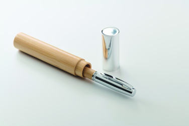 Logo trade promotional merchandise image of: Metal twist ball pen in tube