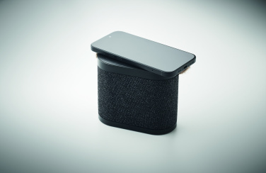 Logo trade promotional giveaways image of: 15W wireless charger speaker