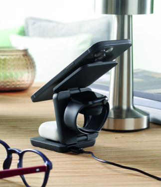 Logotrade promotional gift image of: 3in1 foldable charging station