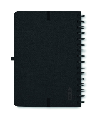 Logo trade promotional giveaways image of: A5 notebook with phone holder