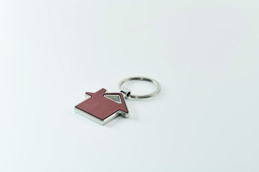 Logotrade business gift image of: House shaped key ring
