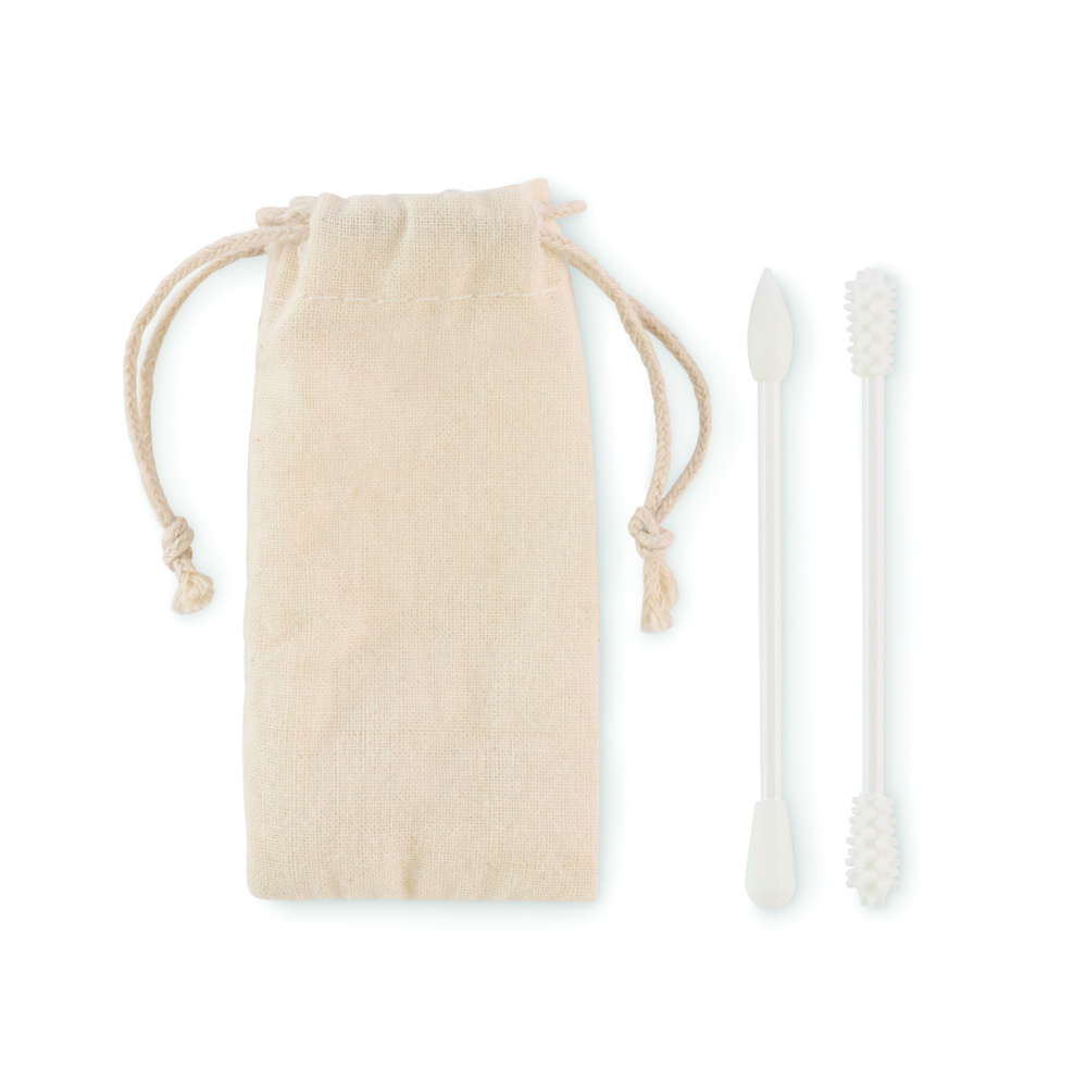 Logo trade advertising product photo of: Reusable swabs set
