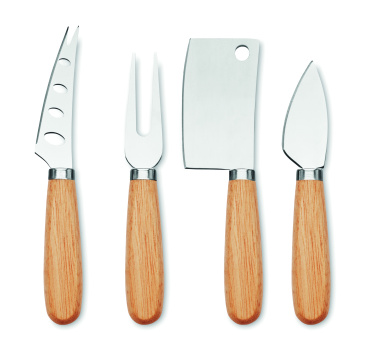 Logotrade promotional merchandise image of: Set of 4 cheese knives