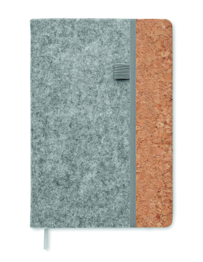 Logotrade promotional giveaway image of: A5 RPET cork notebook
