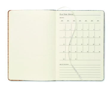 Logotrade corporate gift image of: A5 RPET cork notebook