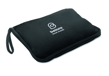 Logo trade promotional gifts picture of: 2 in 1 travel blanket set