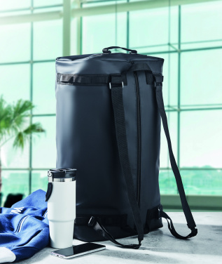 Logo trade promotional products image of: Travel tarpaulin duffle bag