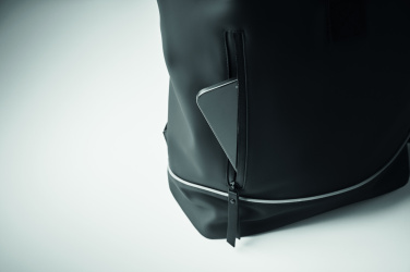 Logotrade promotional gift image of: Laptop 15" roll top PU backpack