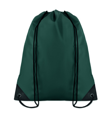 Logo trade promotional items image of: 190T Polyester drawstring bag