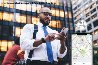 Logo trade business gifts image of: Findcard RCS recycled plastic item finder card