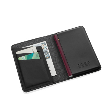 Logotrade business gift image of: Trackmate RCS rpolyester passport holder worldwide locating