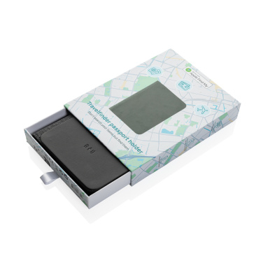 Logo trade promotional giveaways picture of: Trackmate RCS rpolyester passport holder worldwide locating