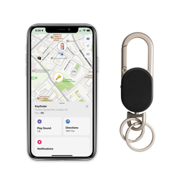 Logo trade promotional items picture of: Keyfinder keychain with worldwide locating and USB C