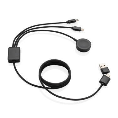Logotrade advertising product image of: Terra RCS rPET 6-in-1 charging cable with watch charger