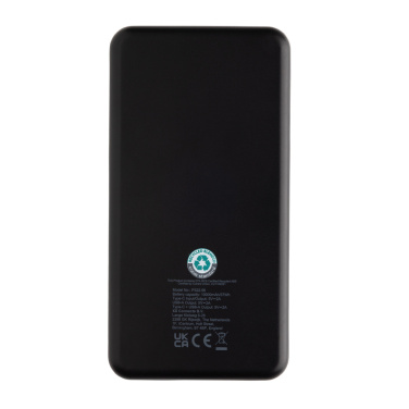 Logo trade promotional merchandise picture of: Boostcore RCS recycled plastic powerbank 10.000mAh USB C