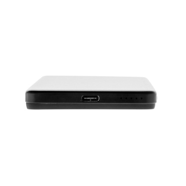 Logotrade promotional item image of: Orion RCS recycled aluminum 5000 mah 5W magnetic powerbank