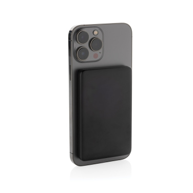 Logo trade promotional gifts image of: Orion RCS recycled aluminum 5000 mah 5W magnetic powerbank