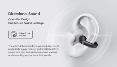 Logo trade promotional items image of: Urban Vitamin Long Beach ENC rplastic wireless earbuds