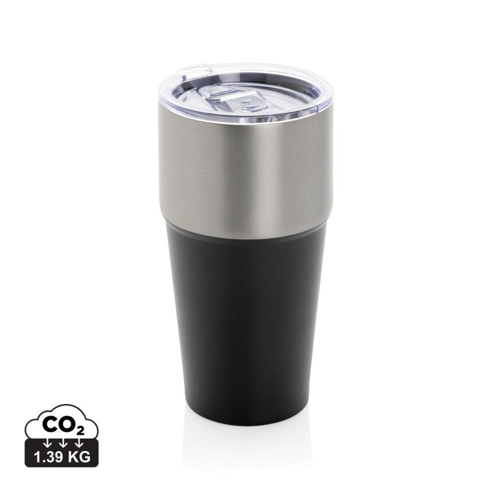 Logo trade promotional items image of: Fluid RCS certified recycled steel tumbler 500ml