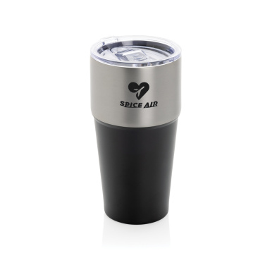 Logo trade promotional gifts image of: Fluid RCS certified recycled steel tumbler 500ml