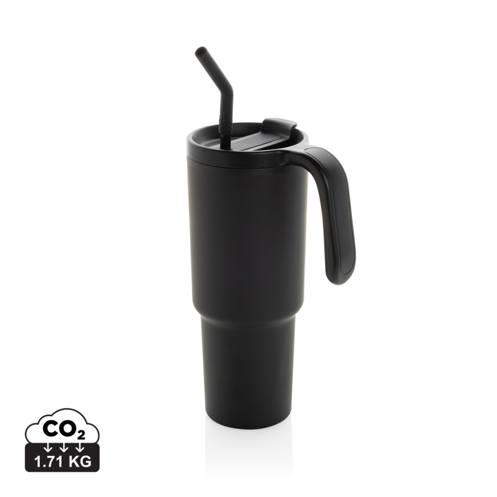 Logo trade business gift photo of: Graphic 360 RCS certified recycled steel tumbler 900ml