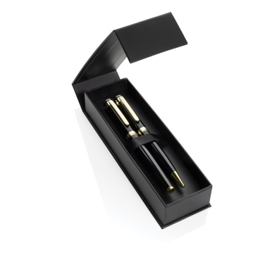 Logotrade corporate gifts photo of: Swiss Peak Luca RCS recycled brass deluxe pen set