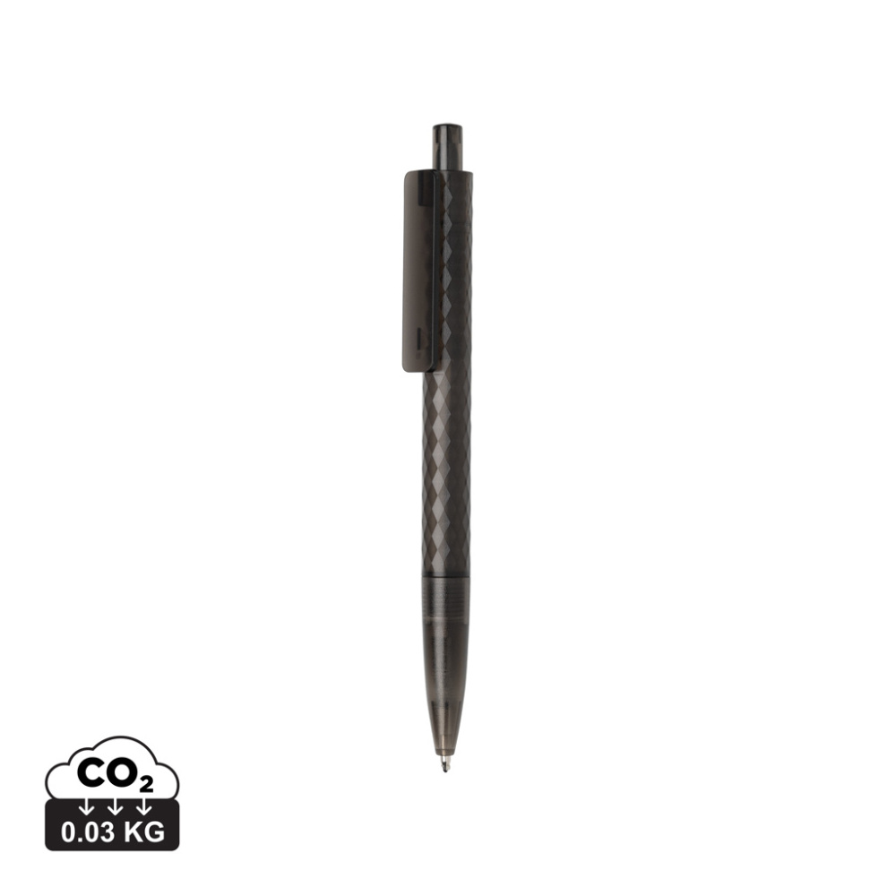 Logo trade promotional merchandise image of: X3 GRS recycled PC plastic pen frosted