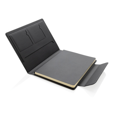 Logo trade promotional item photo of: Stuart RCS certified RPU magnetic A5 portfolio