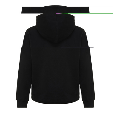 Logo trade business gifts image of: Iqoniq Yengo kids recycled cotton hoodie with sidepockets