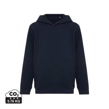 Logotrade advertising products photo of: Iqoniq Yengo kids recycled cotton hoodie with sidepockets
