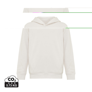 Logotrade business gift image of: Iqoniq Yengo kids recycled cotton hoodie with sidepockets