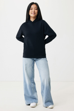 Logo trade promotional gifts picture of: Iqoniq Yengo recycled cotton hoodie with sidepockets