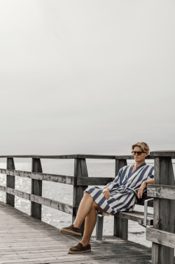 Logotrade promotional gift picture of: VINGA Ornos GRS hammam robe L/XL