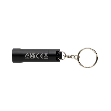 Logotrade promotional merchandise picture of: Flash RCS recycled aluminium keychain torch