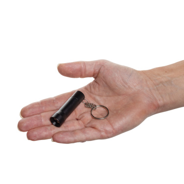 Logotrade promotional product image of: Flash RCS recycled aluminium keychain torch
