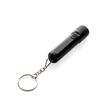 Logo trade promotional giveaways picture of: Gear X rechargeable ultra bright keychain torch