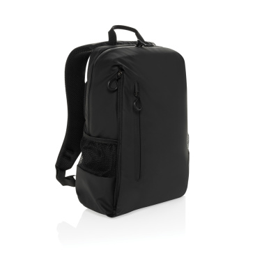 Logo trade promotional merchandise image of: Lima Aware™ RPET water resistant 15.6 laptop backpack