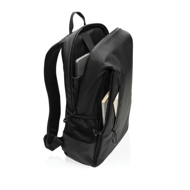 Logotrade promotional giveaway image of: Lima Aware™ RPET water resistant 15.6 laptop backpack