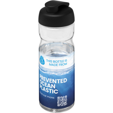 Logotrade promotional gift image of: H2O Active® Eco Base 650 ml flip lid sport bottle